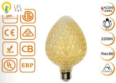 os bulbos decorativos do diodo emissor de luz de 40W 5000K com G80 aquecem o filamento branco de Dimmable