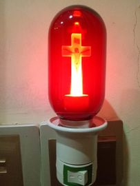 Paixão do vidro decorativo T45 86v-264V 1W da luz vermelha E27 dos bulbos do diodo emissor de luz de Jesus