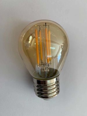 bulbos decorativos do diodo emissor de luz da anti corrosão 470lm com base 2200K/2700K do níquel