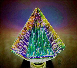 Tipo luzes decorativas do diamante do diodo emissor de luz, ampolas decorativas com máscara da mágica 3D
