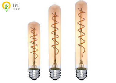 Os bulbos decorativos curvados do diodo emissor de luz do filamento espiral para o pendente do vintage iluminam 2200K