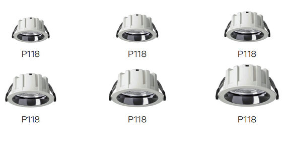 3.5 polegadas Dimmable LED Downlights Ultra Thin 3000K Quente Branco Recessed Ceiling Lights For Airpot Hotel School 15W 2000LM